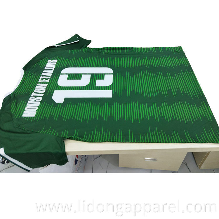 LiDong Custom Design Logo Cheap Full Set Kit Soccer Uniform OEM New Model Sublimation Printing Football Jersey